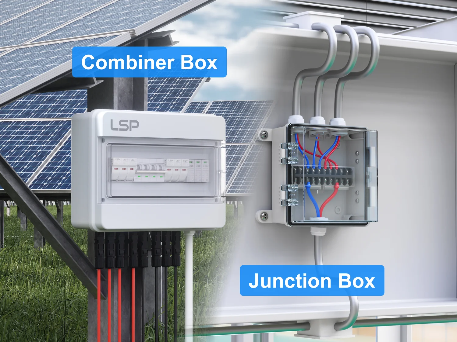 Combiner or Junction Boxes
